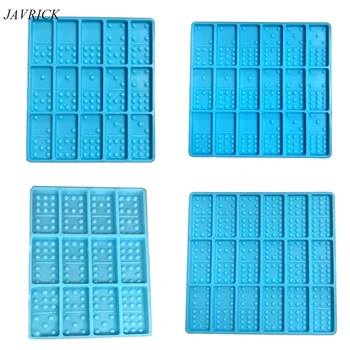 

DIY Resin Molds Domino, Domino Epoxy Resin Molds,Silicone Domino Game Molds