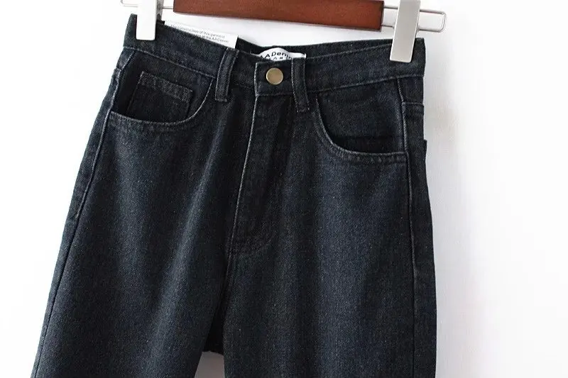 GT алиэкспресс Лидер продаж Ретро Высокая талия АА джинсы брюки BF бойфренд-стиль ковбойские шаровары женские