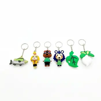 

Animal Crossing Keychain Fashion Jewelry Accessories Cute Shaped Pendants Key Chain