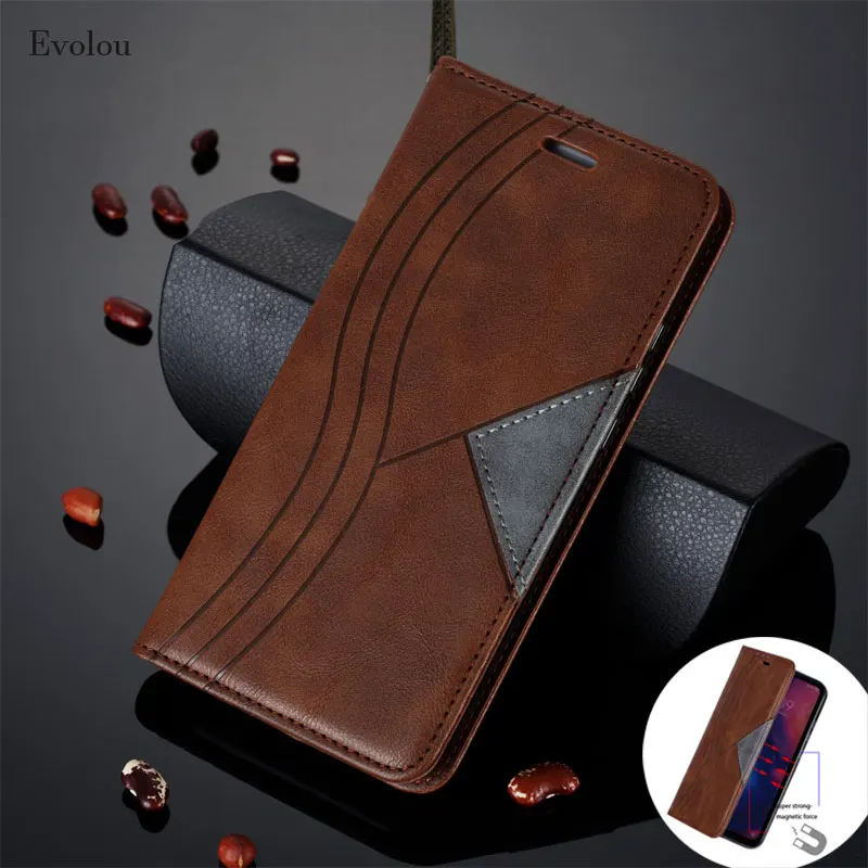 Кожаный чехол книжка в стиле ретро для XIAOMI Redmi Note 7 8 Pro 7A 8A 9s магнитный с бумажником