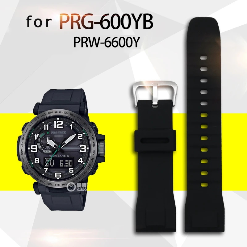 Нейлон силиконовый ремешок для часов для PRW-6600Y PRW-50Y PRW-650 ремешки водонепроницаемый спортивный ремешок