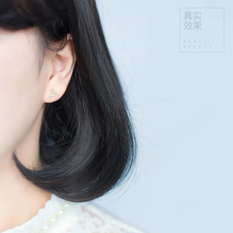 Серьги гвоздики Trusta из серебра 925 пробы 8 мм x 7 DS121|earrings gift|fashion stud earringsstud earrings |