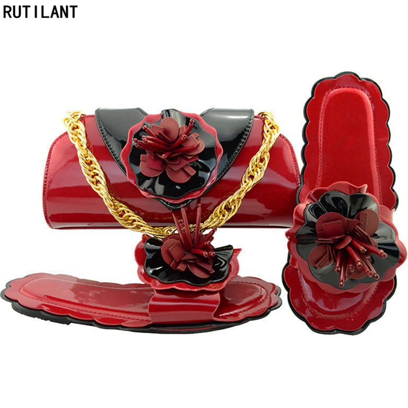 

Wine Color Ladies Shoes with Matching Bag Set Sales In Women Matching Shoes and Bag Set Nigerian Women Wedding Shoes and Bag Set