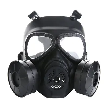 

Gas mask Lightweight Design Outdoor Defence Fog Bring Fans Antigas Mask Full Face CS Field Army Riding Mask