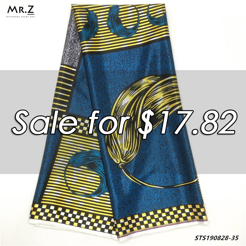 

Mr.Z 2019 Imitated Silk Fabric African Print Fabric African Fabric Wholesale Nigerian Ankara Fabrics African Wax Prints