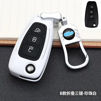 New Car Fashion Flip Key Cover telecomando Fob adatto per Ford Focus MK3 Mondeo Fiesta Kuga ECOSPORT ESCAPE RANGER s-max c-max - New Car Fashion Flip Key Cover telecomando Fob adatto per Ford Focus MK3 Mondeo Fiesta