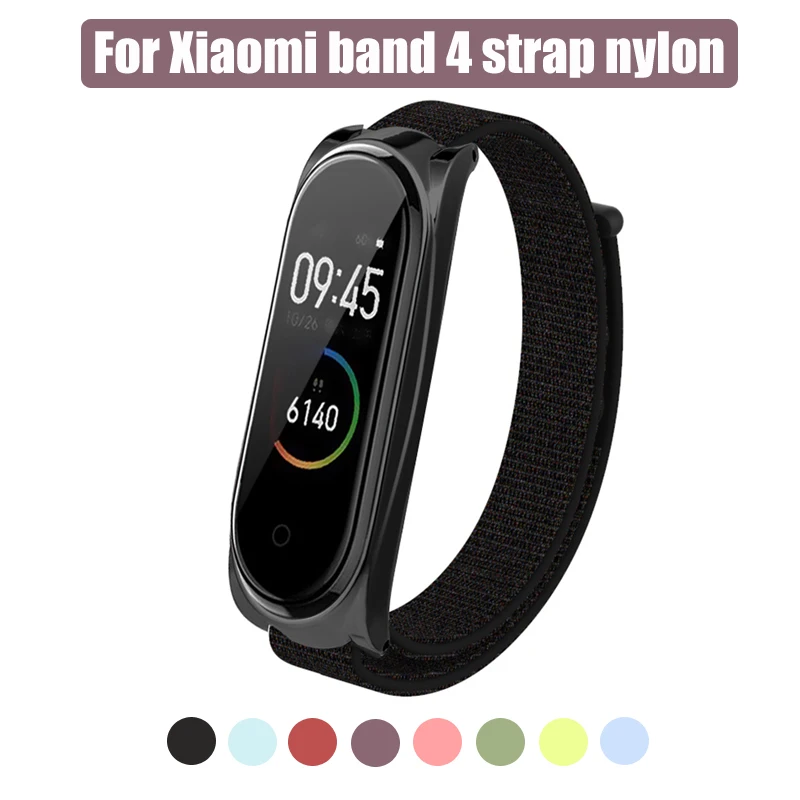 

Hangrui Mi band 4 strap Nylon for Xiaomi band 4 wristbands Replacement Bracelet Wriststrap For mi band4 nfc global Sport straps