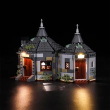 Luz do diodo emissor de luz compatível para resgate do buckbeak da cabana de 75947 hagrid (somente luz conduzida, nenhum jogo do bloco)