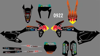 

0922 Motorcycle Team Graphic & Backgrounds Decal Sticker Kits for KTM EXC EXCF XCW 2017 2018 2019 SX SXF XC XCF 2016 2017 2018