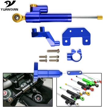 

CNC Universal Aluminum Motorcycle Damper Steering Stabilize Safety Control FOR YAMAHA YZF R25 2014-2017 2016 2015 YZF-R25 YZFR25