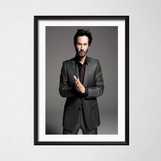 6 Keanu Ривз горячий фильм звезда актер Джон фитиль матрица художественная живопись Шелковый Холст плакат настенный домашний декор - Цвет: 6