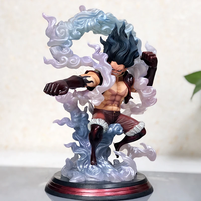 [Funny] 28cm Anime One Piece MH Snake Man Gear Fourth Monkey D luffy DX PVC Action Figure collection Model Toys kids gift | Игрушки и