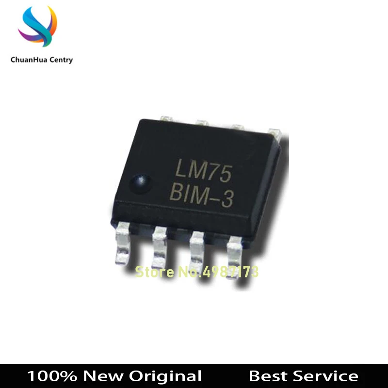 5 шт. LM75BIM-3 SOP8 LM75BIM3 Большая скидка для большего количества