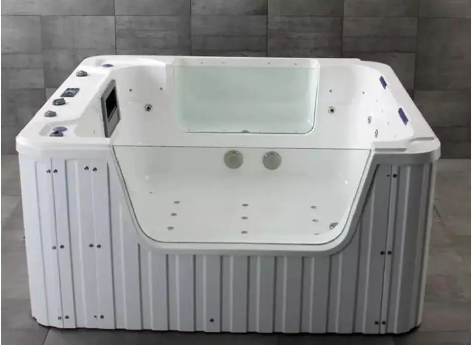 2150X2000X1050mm Swimming Pool Whirlpool Bathtub Acrylic Hydromassage Surfing Multi-People Outdoor SPA NS802