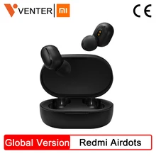 Новинка Xiaomi Redmi Airdots TWS Bluetooth наушники стерео бас Bluetooth 5,0 наушники с микрофоном громкой связи Наушники с управлением AI