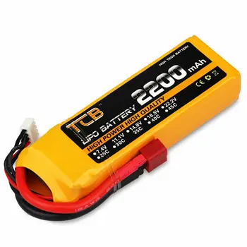 

11.1V 3S 2200mAh 35C T-plug LiPO Battery Burst 50C RC model Lipolymer power