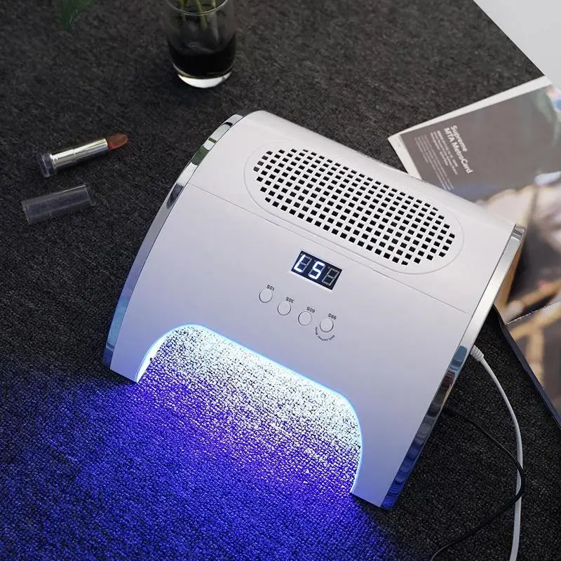 

Profession 2-IN-1 Nail Lamp & Nail Dust Collector Manicure with Two Powerful Fan 36 LEDs Nail Dryer Vacuum Cleaner Manicure Tool