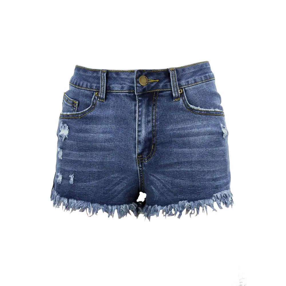 Женские джинсовые шорты с кисточками модные Взрывные Модели рваные шорты с кисточками многоцветные Взрывные модели супер горячие брюки