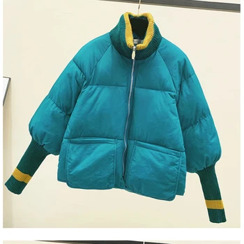 

Winter Women's Down Jacket Big Pocket Casual Parka Streetwear Women's Jacket Casual Cotton Padded Parkas Women's Coat