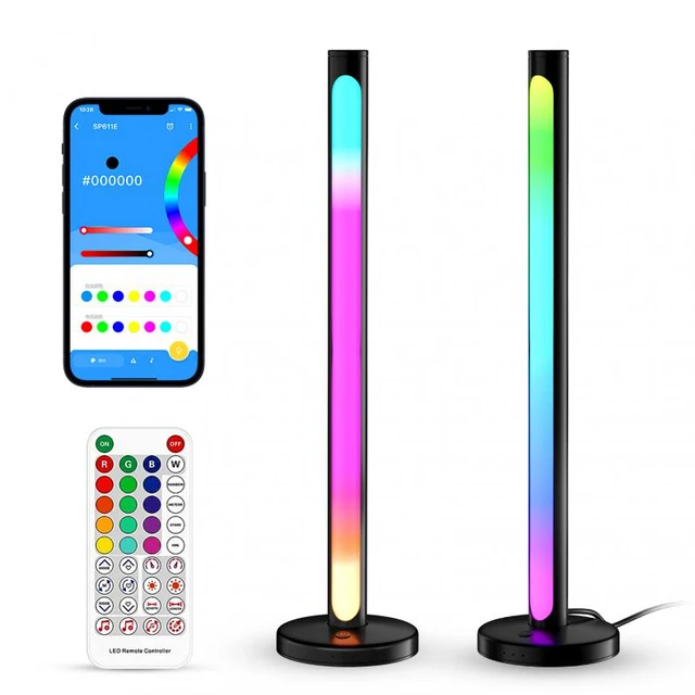 Barre Lumineuse LED RGB + Wit - 2 Pièces - USB C - 4 modes