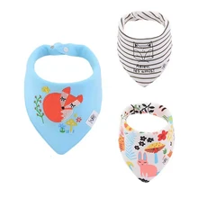 Детские слюнявчики, шарф, муслиновые Слюнявчики, 3 упаковки, новорожденный мальчик, младенец, девочка, малыш, зимний хлопковый водонепроницаемый Слюнявчик