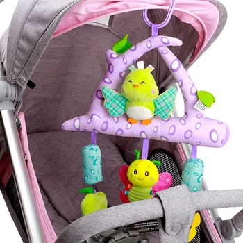 

1 pc Lovely Ocean Series Plush Cartoon Hanging Toy Infant Toy for Crib Stroller