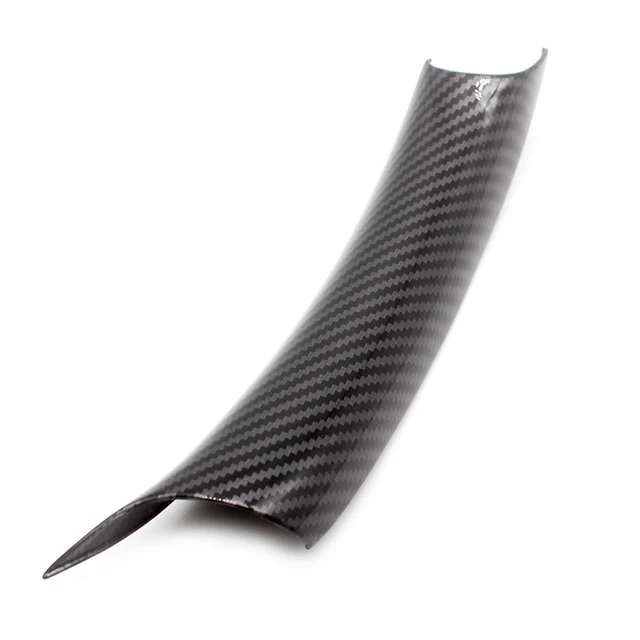 Car Styling Interior Carbon Fiber Texture Door Pull Handle Protective Cover Trim For BMW X5 X6 E70 E71 F15 F16 Carbon Texture