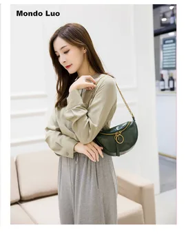 

2020 Women Genuine Leather Solid Color Fashion Mini Crossbody Shoulder Bag