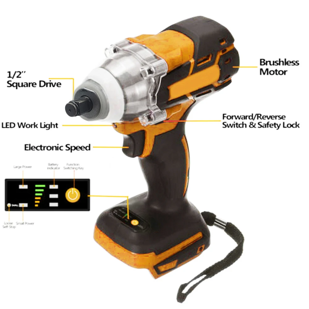 

Rechargeable Electric Wrench Drilling Slotting Workshop Repair Equipment