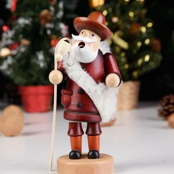 

Shepherd Smoker Dolls Statue Pipe Puppet Incense Burners Wood Craftwork Home Decoration R3488 Hand Wooden Sales Christmas Modern
