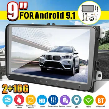 

Android 9.1 2 Din Car Radio Stereo For Volkswagen Passat/b7/b6/golf 5 6/Polo/Touran/Jetta Car Autoradio GPS Navigation Multimed