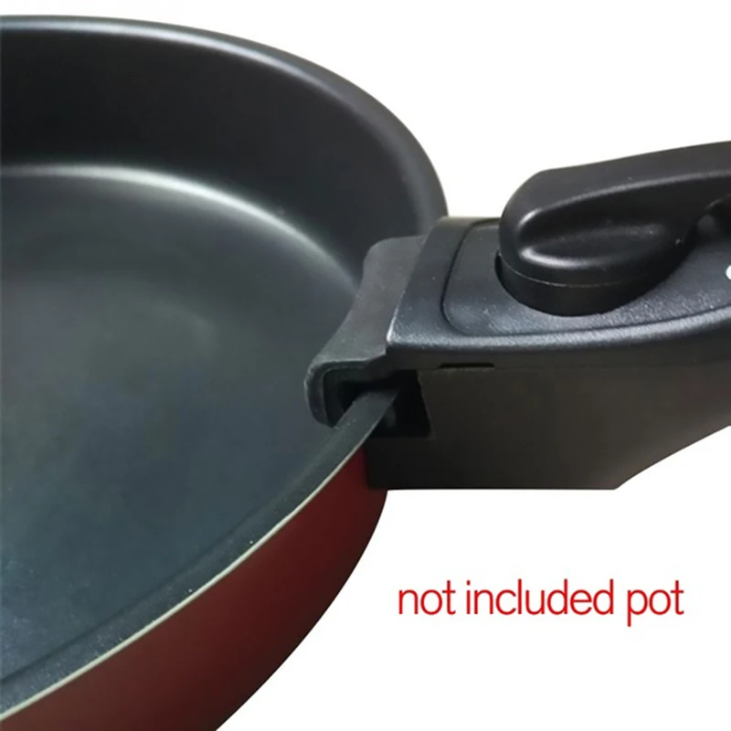 Dismountabl Replacement Pot Handle Woks Clip Handle Frying Pan Stockpot Universal Detachable Anti-Scalding Removable