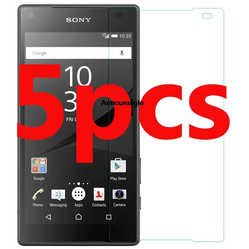 5 шт./лот для sony xperia z5 compact закаленное стекло 9h защитная пленка Взрывозащищенная