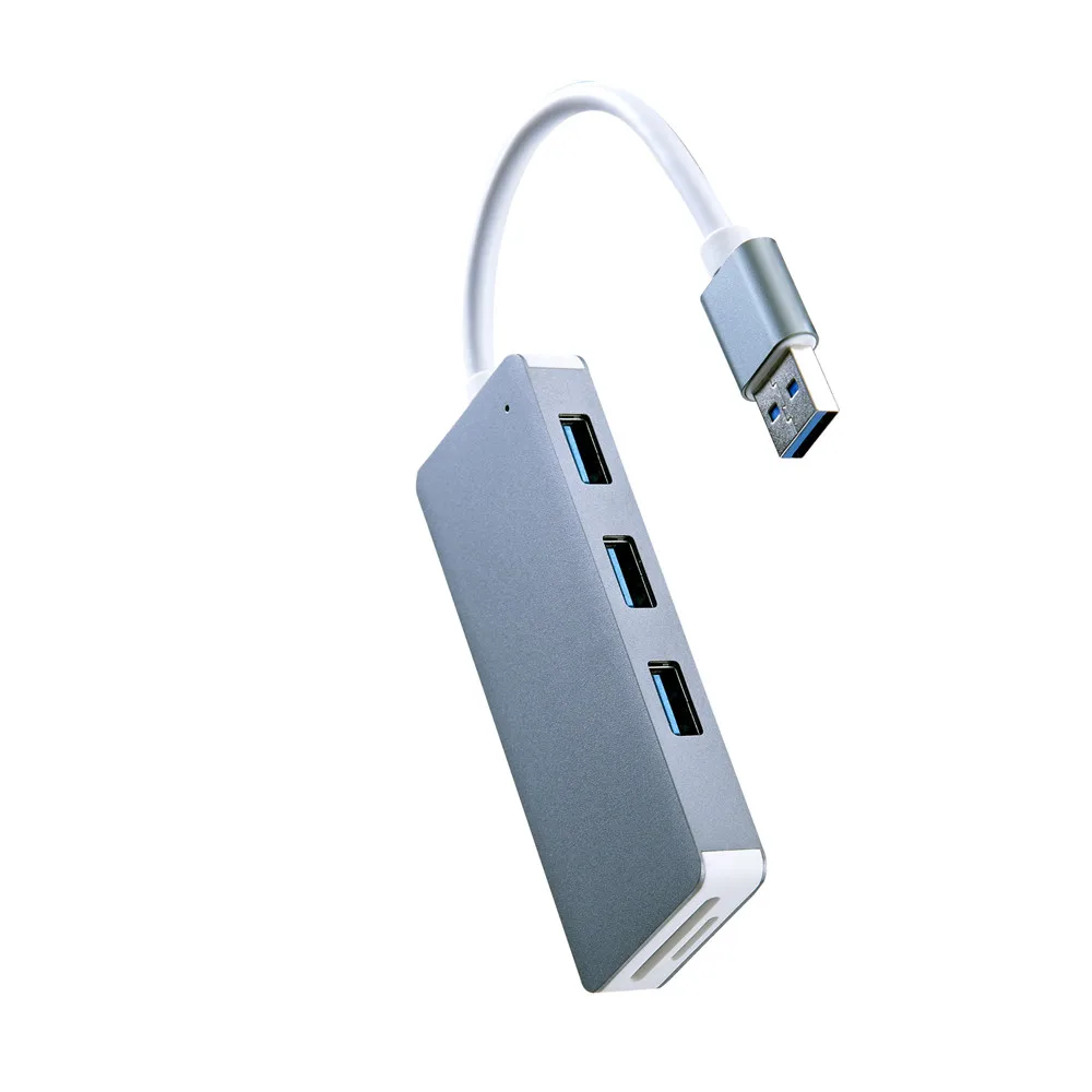 OMESHIN Алюминиевый сплав USB кард-ридер концентратор 3 порта USB 3,0 SD TF карта адаптер концентратор Combo 5 Гбит/с высокоскоростной USB концентратор данных