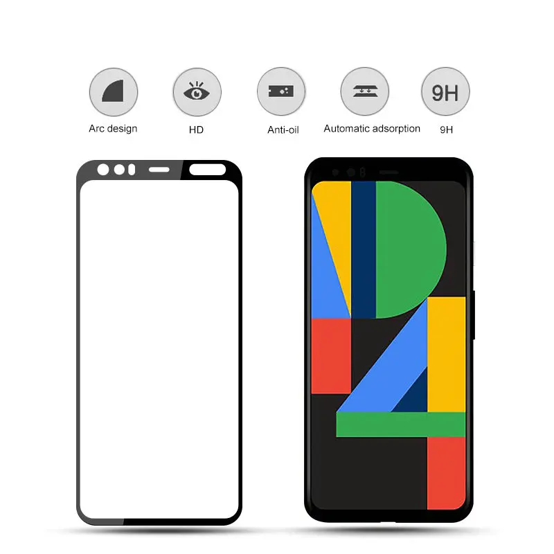9D 6D 5D полный клей покрытие закаленное стекло протектор экрана для Google Pixel 4 Pixel4 для Google Pixel 4 XL XL4 стеклянная пленка