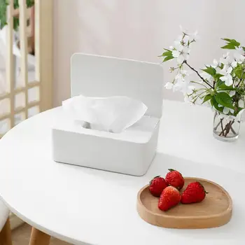 

Multifunction Wet Wipes Storage Box Large Capacity Face Mask Draw Paper Organizer High Quality Rangement Storage Basket Dropship