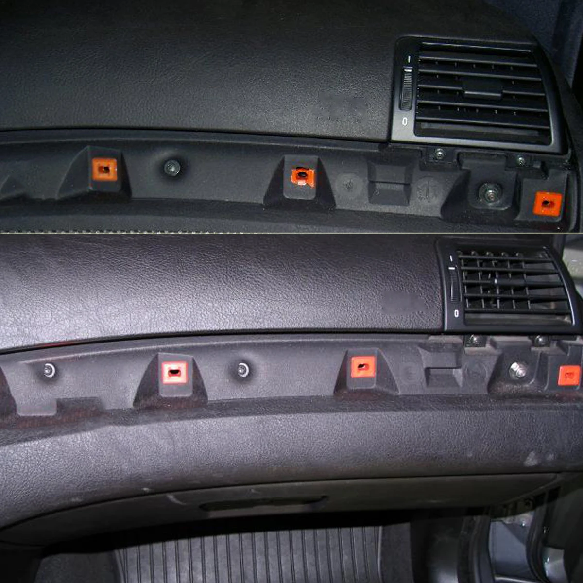 10x Interior Dashboard Dash Trim Strip Clip Grommets for BMW E46 3 E65 7 Series