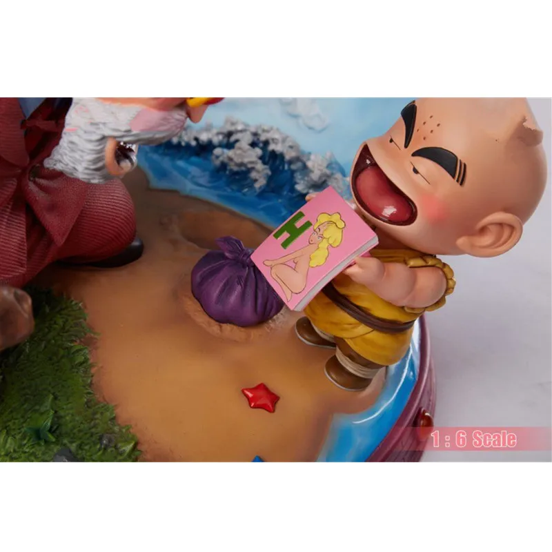 Аниме Dragon Ball Z Мастер Роши Сон Гоку Shenron 1/6 супер сайян, «Жемчуг дракона GK статуя ПВХ Рисунок собирать модель игрушка M2894