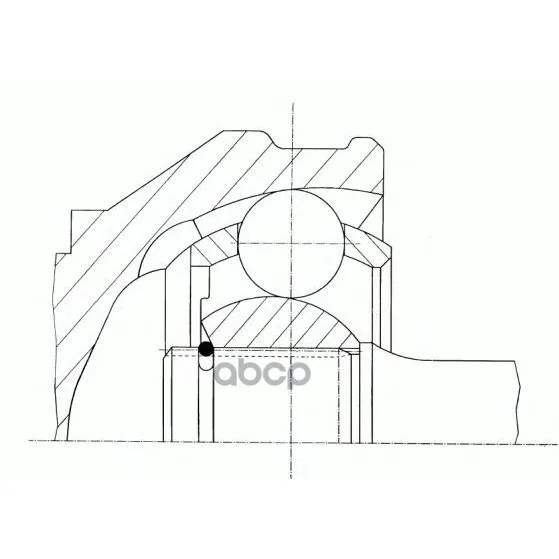 Шрус Наружн К-Кт Opel: Omega A 1.8/2.0/2.3d 86-94 GKN(Loebro) арт. 302276
