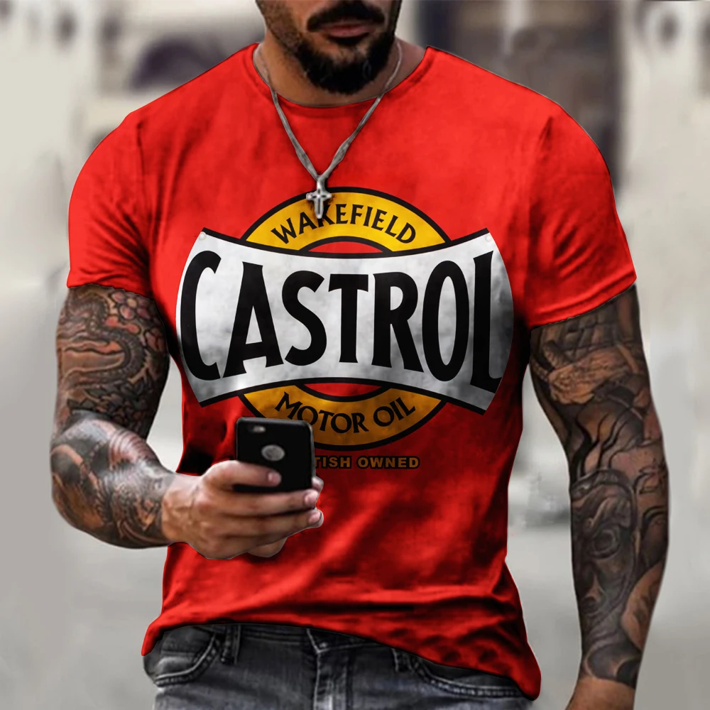 New Casual Men T-shirt 3d Print Short 