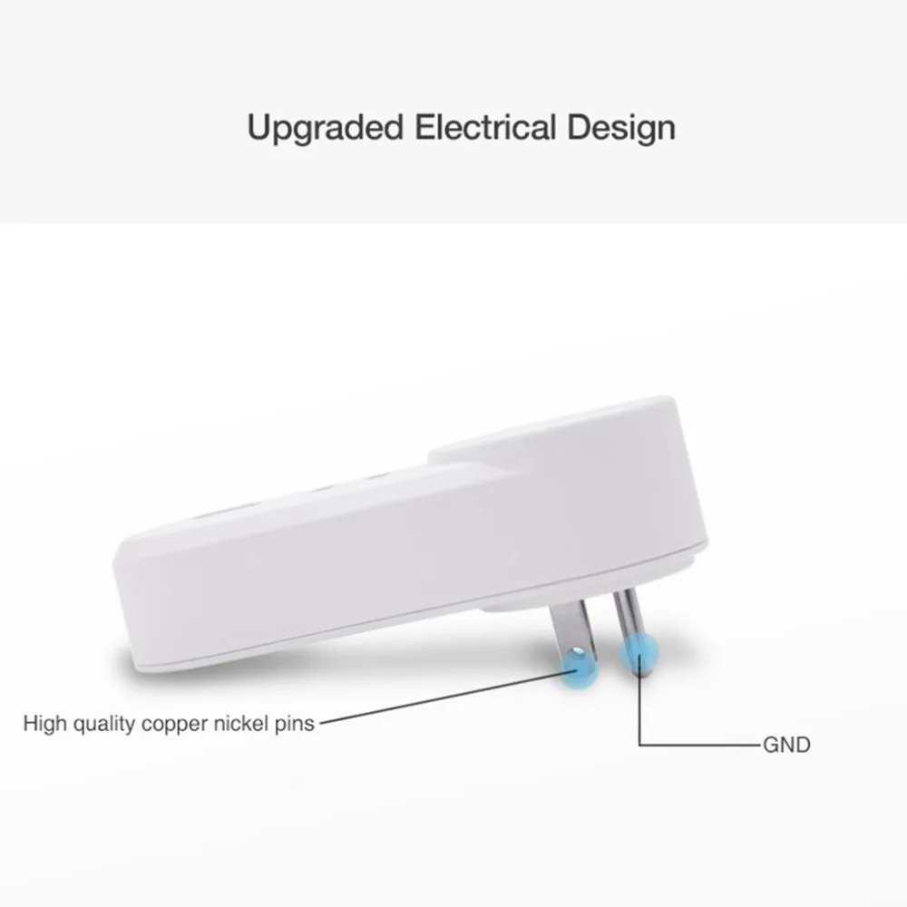 Smart WiFi Mobile Socket with Dual USB Smart WiFi socket Support Amazon Alexa Echo and Google home voice control energy saving