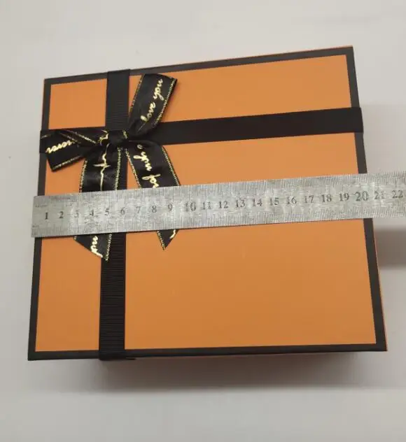 Fashion Bow Gift Box Orange Black Bronzing Bow Party Valentine's Day  Lipstick Perfume Bestselling Large Cardboard Paper Gift Box - Gift Boxes &  Bags - AliExpress