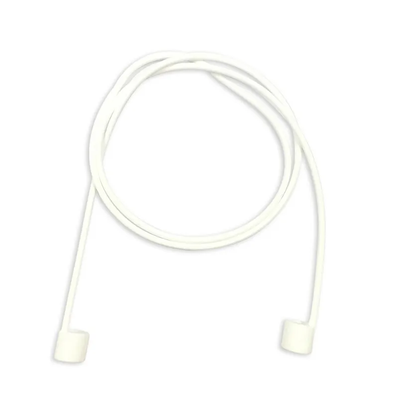 White 55cm 1 магнитный ремешок для наушников для Apple аксессуары для Airpods анти-потеря наушников Магнитный шнур силиконовый шнур-кабель для Airpods - Цвет: White 55cm