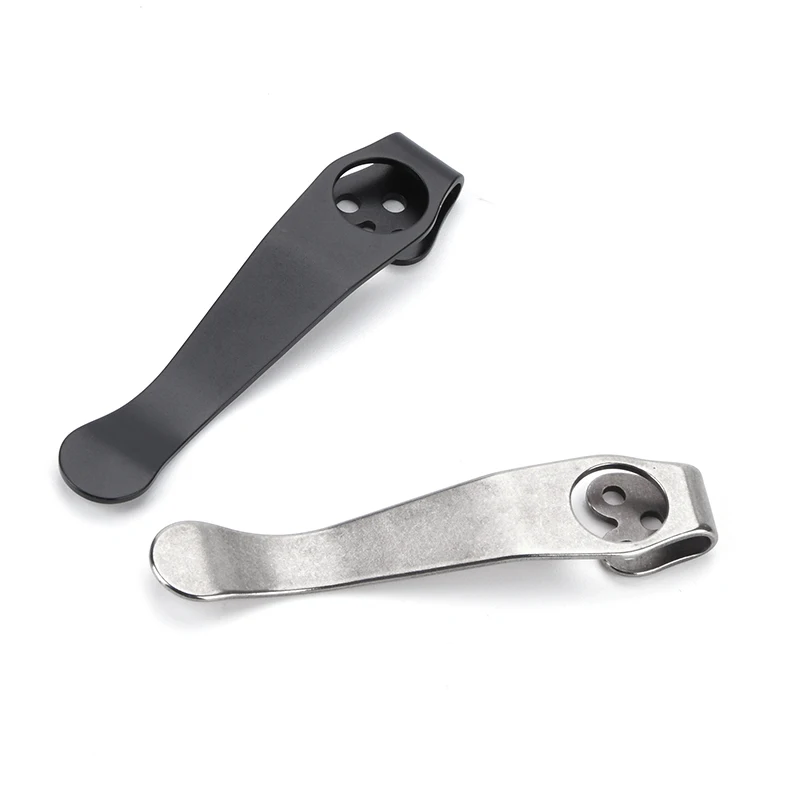 

Titanium Alloy Back Clip Knife Clip Waist Clamp For Spyder Paramilitary 2 C81 C10 C11 Para 2 Pocket Equipment Tool