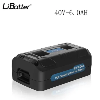 

LiBatter 40V 6.0AH Lithium-Ion Battery Tool Replacement Battery For Snow Joe 40V Snow Blower 6000mAH Rechargeable Battery