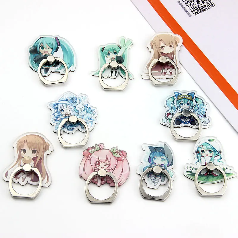 1 Pc Universal Hatsune Miku font b Phone b font Holder Stand 360 Degree Acrylic Finger