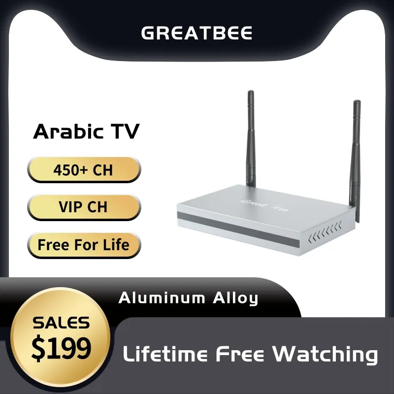 Professional Greatbee Android Arabic TV Most Popular Free For Life Set Top Boxes Arabe for IPTV with Hot Arab Ch-annels | Электроника