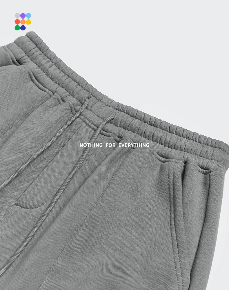 under armour sweatpants INFLATION Thick Fleece Sweatpant Unisex Grey Joggers Pants Winter Warm Casual Pants Men Plain Loose Track Pant Couple Sportswear gray sweatpants