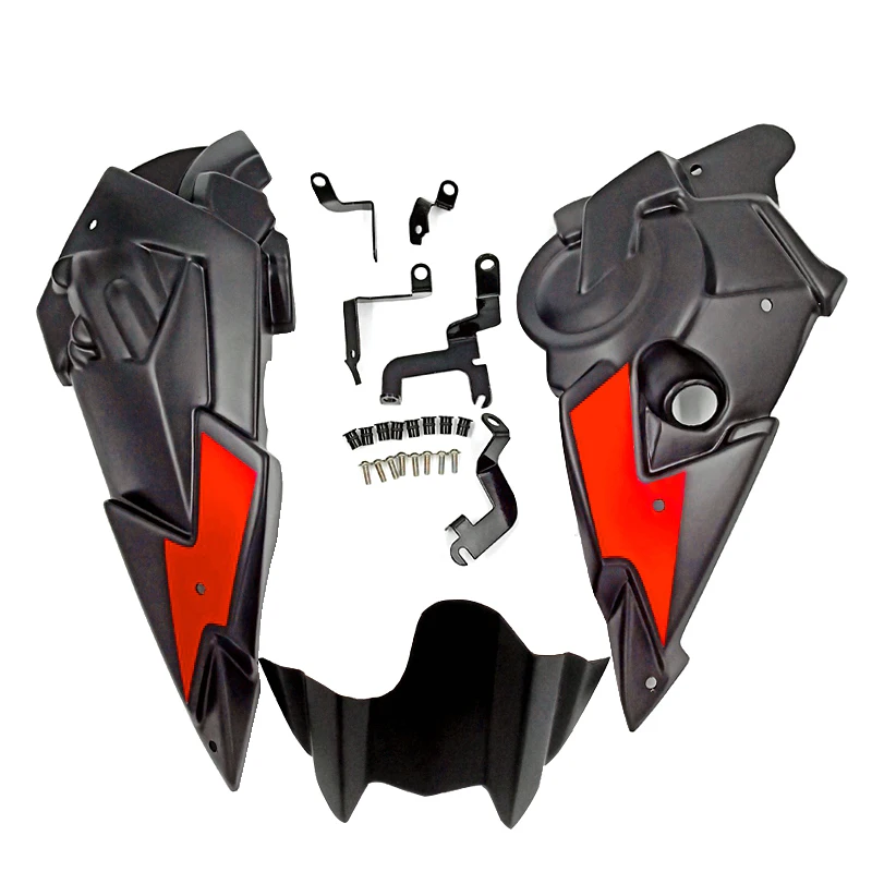 Red MT 07 MT07 FZ 07 Двигателя Мотоцикла Спойлер живот Пан обтекатель для YAMAHA MT-07 MT07 FZ07 FZ-07 - Цвет: Red