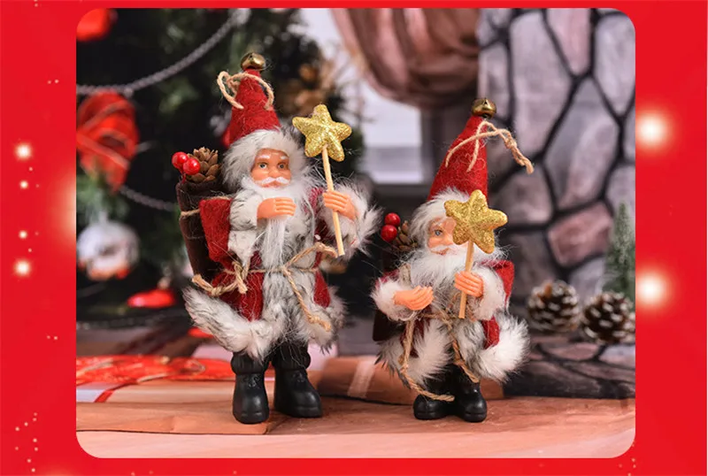 Рождественское украшение Санта Клаус кукла игрушка Рождественская елка украшения Украшение изысканное для дома Рождество Счастливый год подарок